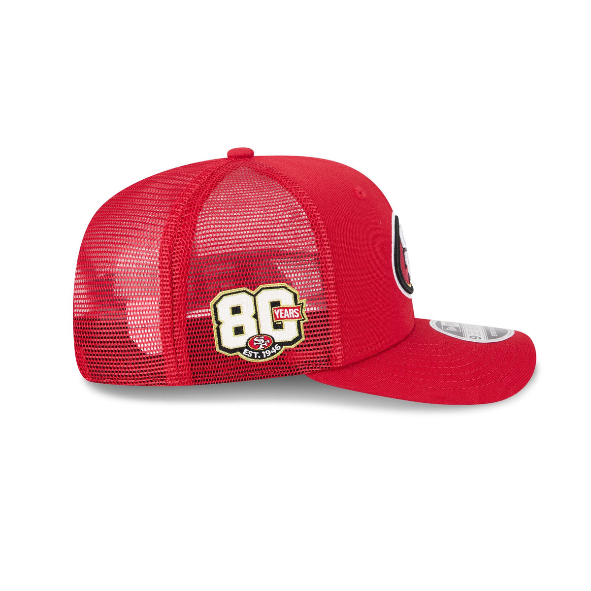 San Francisco 49ers 80th Anniversary Sidepatch 9SEVENTY Trucker Hat