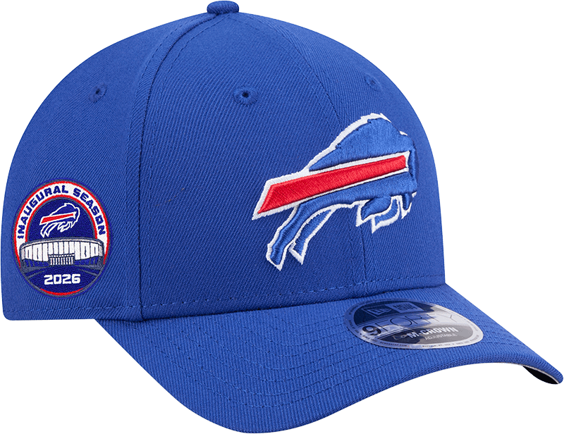 Buffalo Bills 2026 Highmark Stadium Inaugural Season Sidepatch 9FORTY M-Crown Snapback Hat