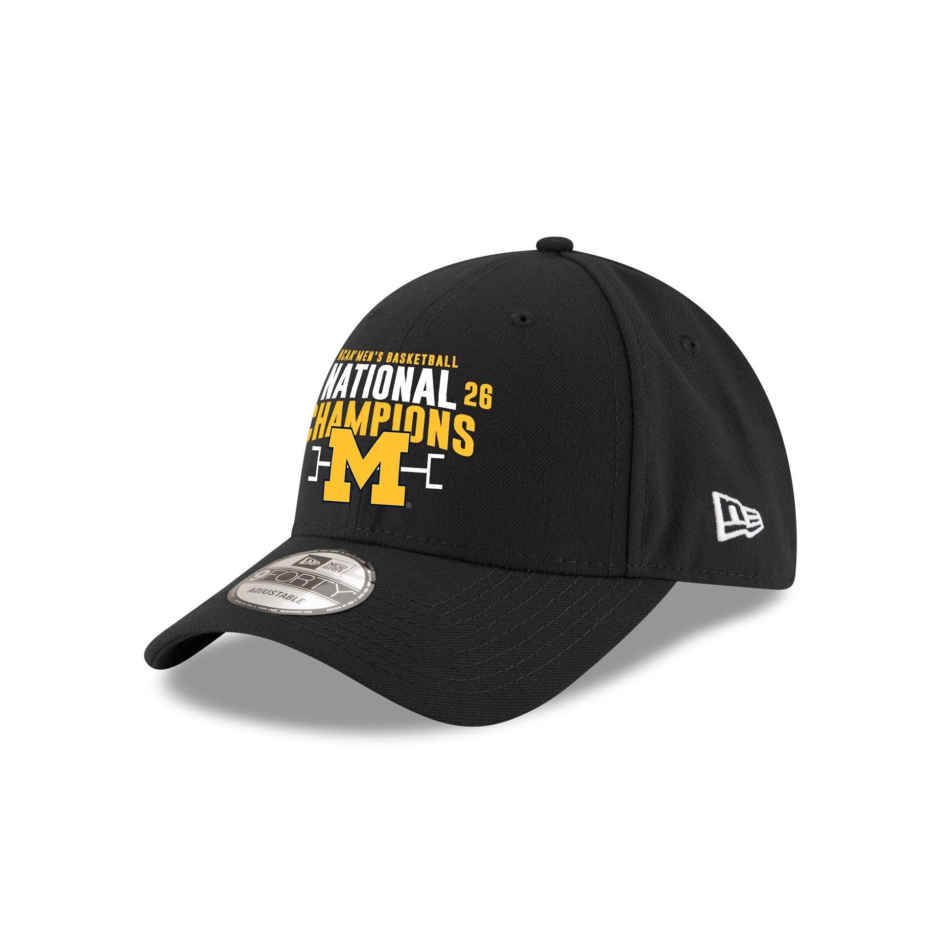 Michigan Wolverines 2026 NCAA Men's Basketball National Champions 9FORTY Adjustable Hat