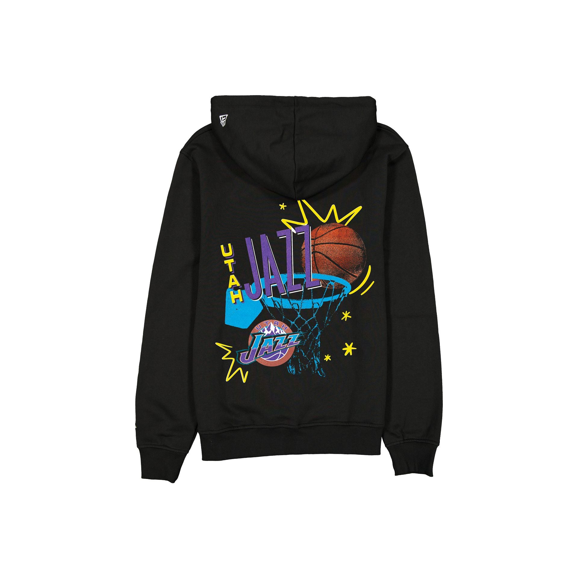 Utah Jazz Hardwood Classics 90s Hoodie – New Era Cap