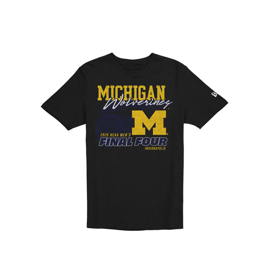 Michigan Wolverines 2026 NCAA Men's Final Four Black T-Shirt - New Era Cap