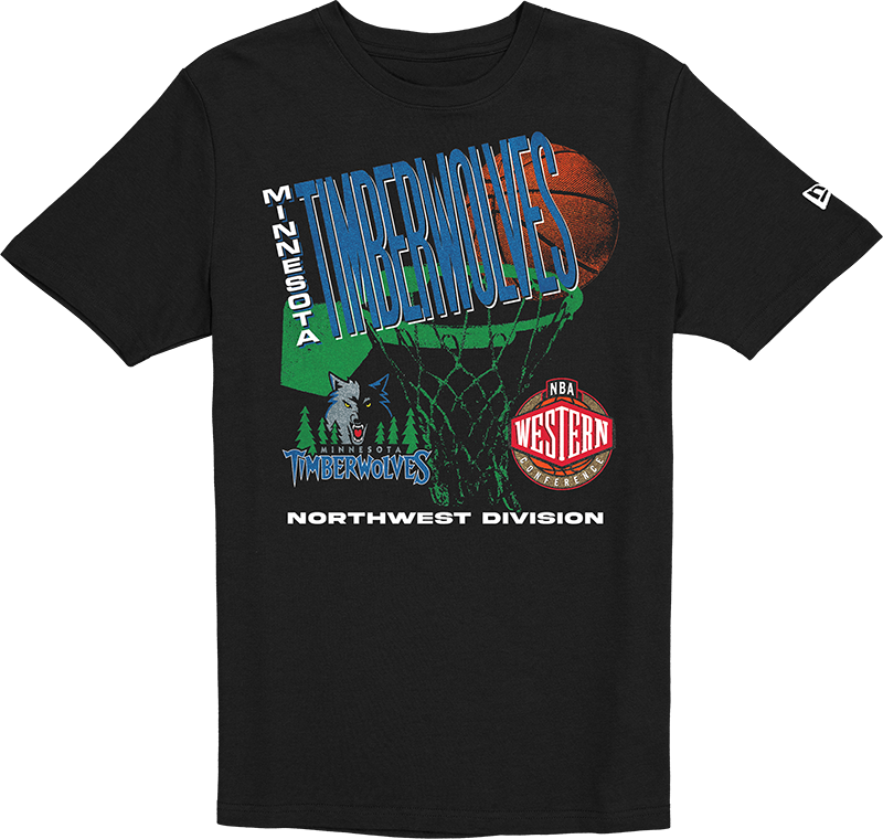 Minnesota Timberwolves Hardwood Classics 90s T-Shirt