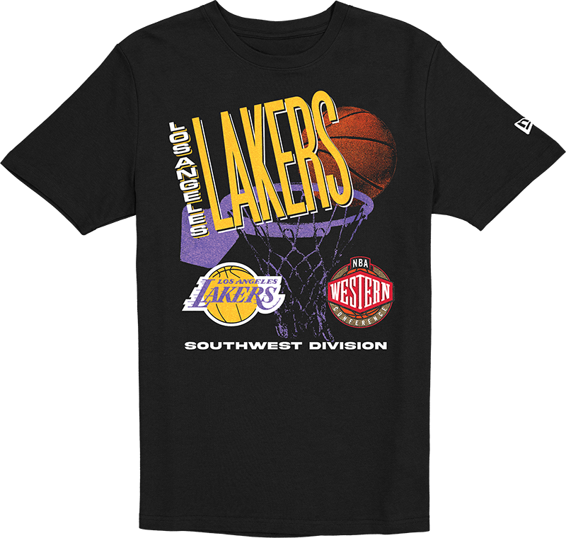 Los Angeles Lakers Hardwood Classics 90s T-Shirt