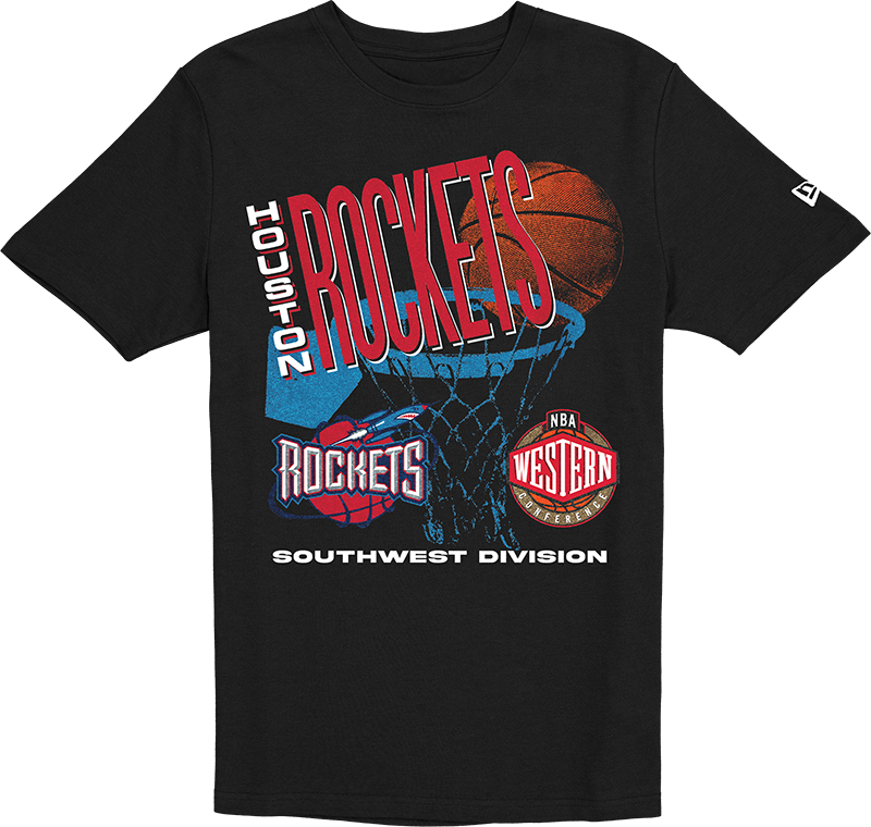 Houston Rockets Hardwood Classics 90s T-Shirt