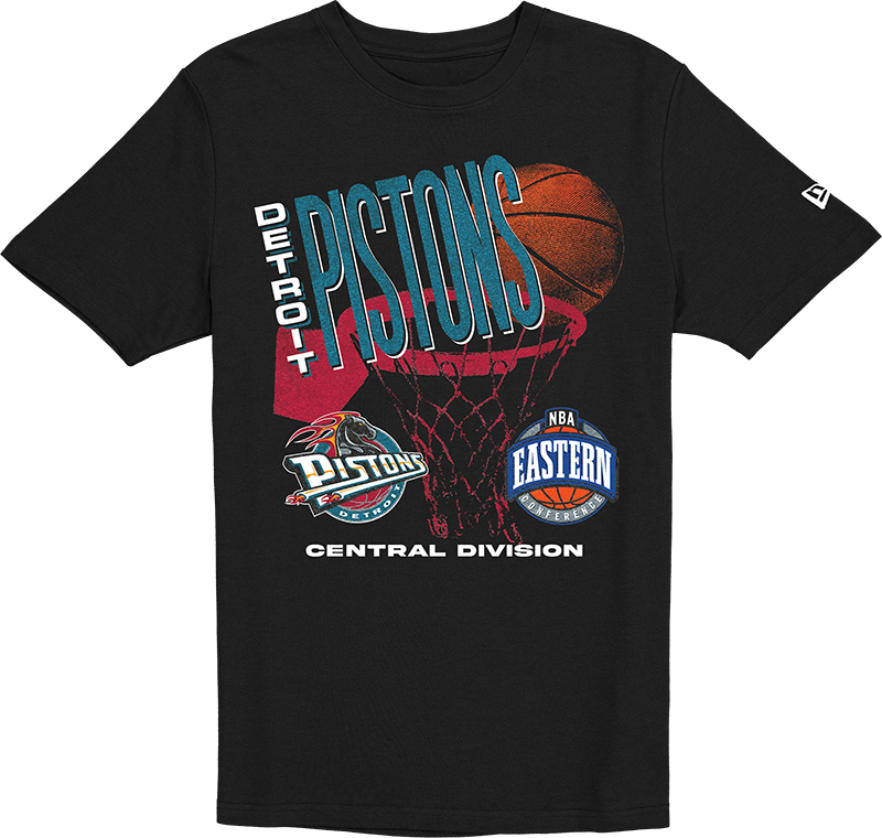 Detroit Pistons Hardwood Classics 90s T-Shirt