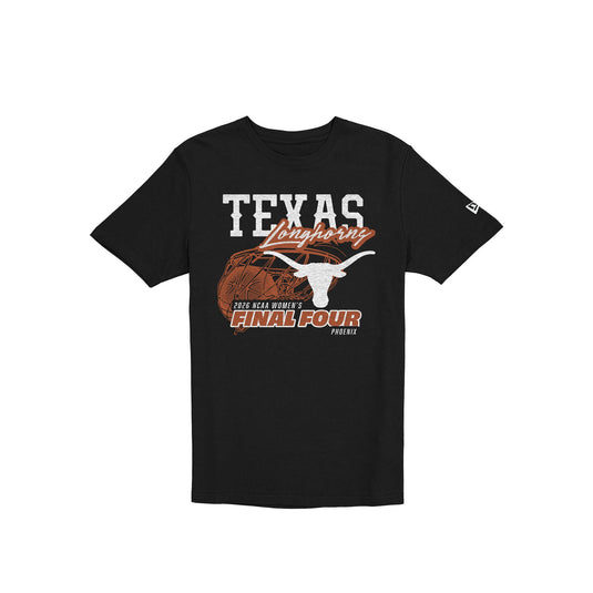 Texas Longhorns 2026 NCAA Women's Final Four Black T-Shirt - New Era Cap