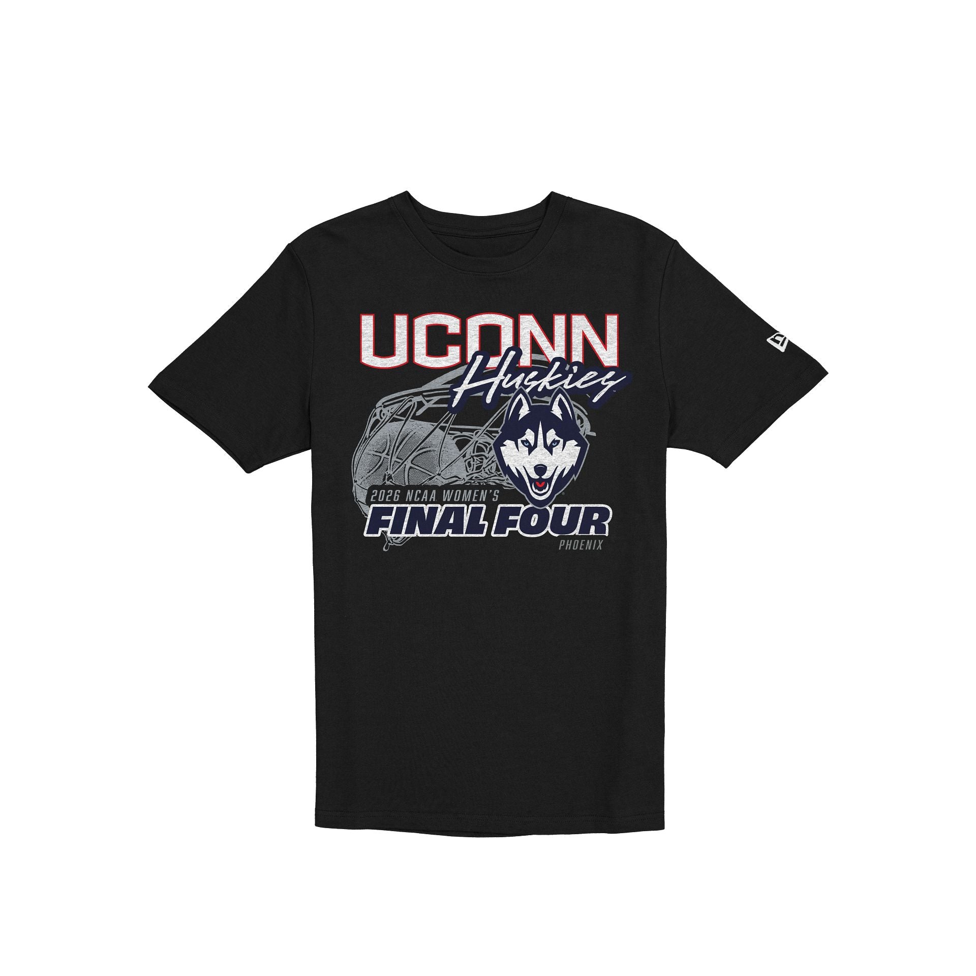 Connecticut Huskies 2026 NCAA Women's Final Four Black T-Shirt