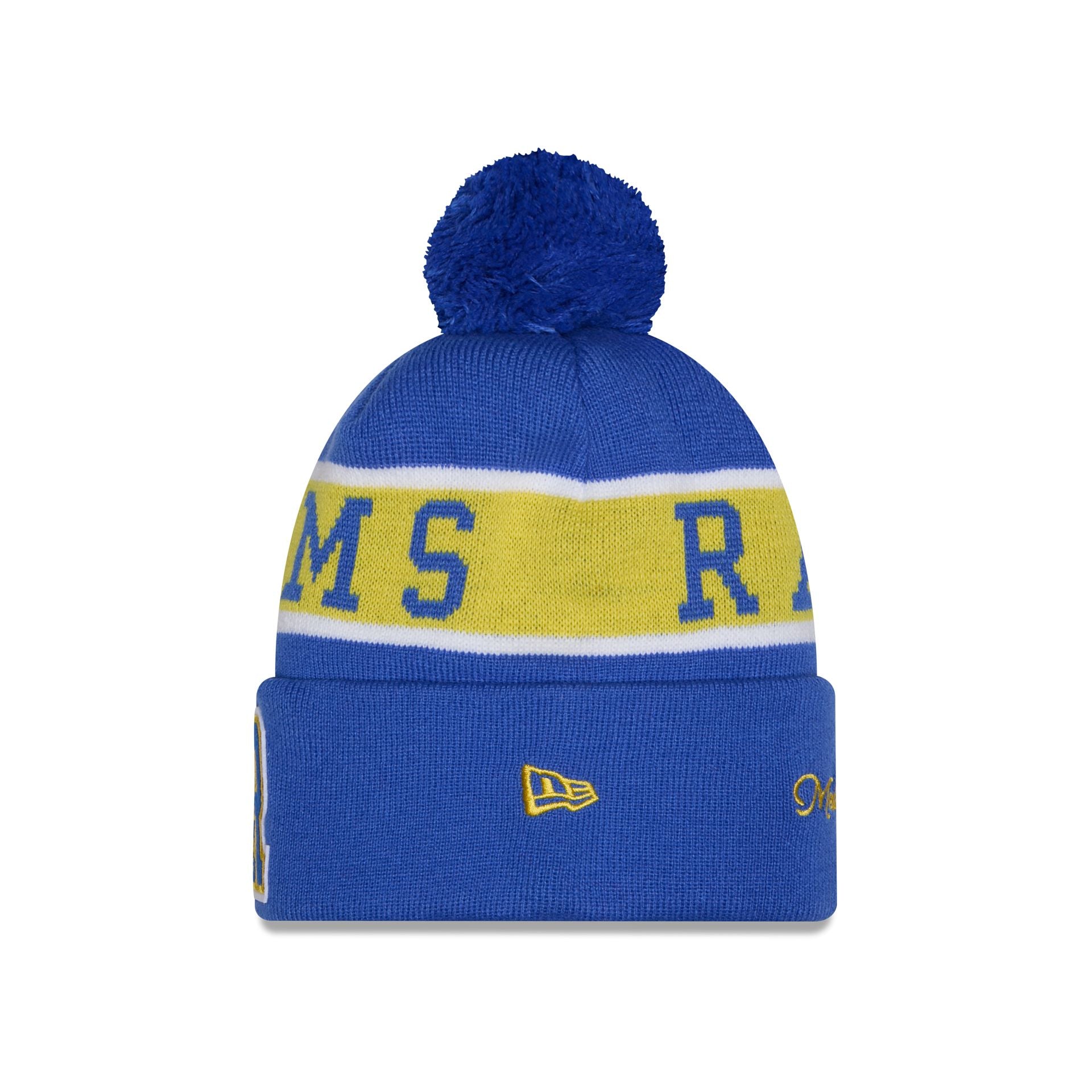 Los Angeles Rams 2026 Melbourne Game Pom Knit Hat