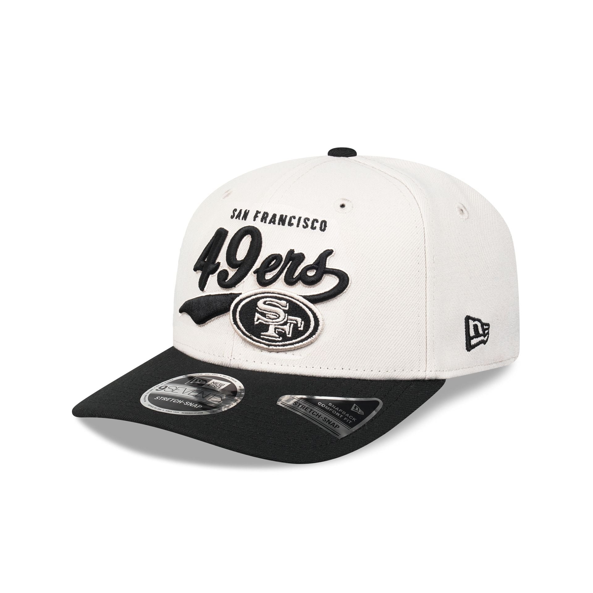 San Francisco 49ers 2026 Melbourne Game 9SEVENTY Stretch-Snap Hat