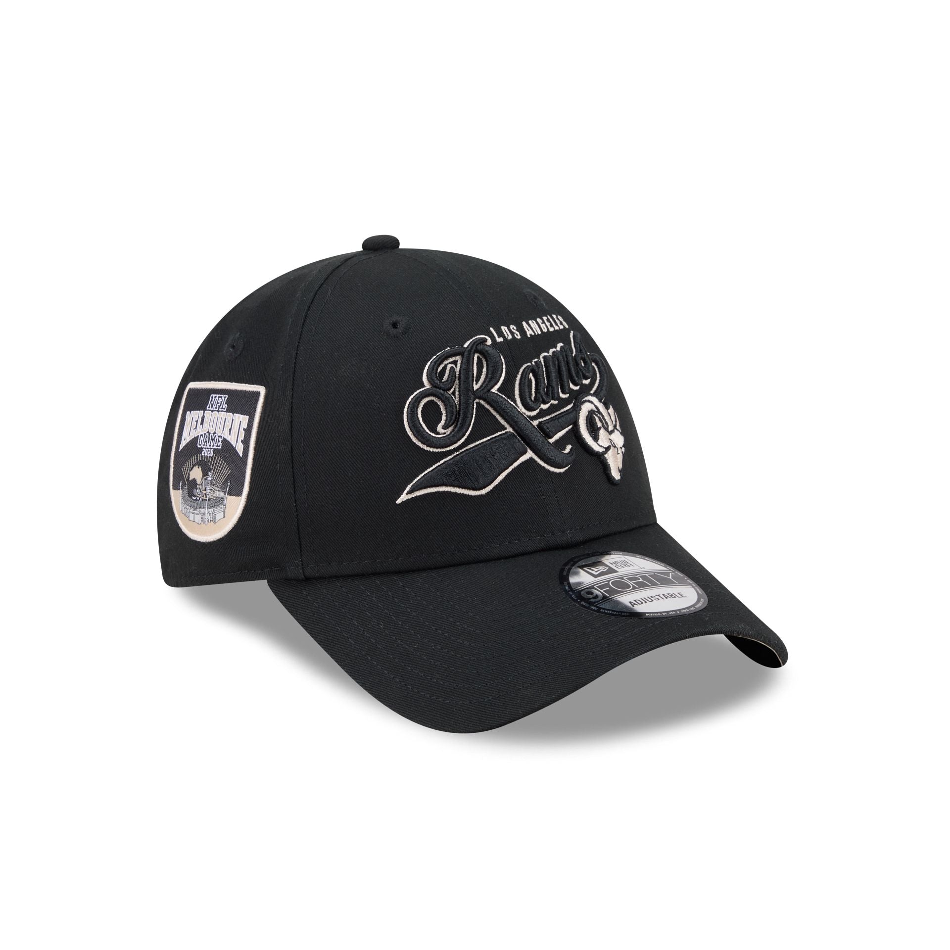 Los Angeles Rams 2026 Melbourne Game 9FORTY Snapback Hat