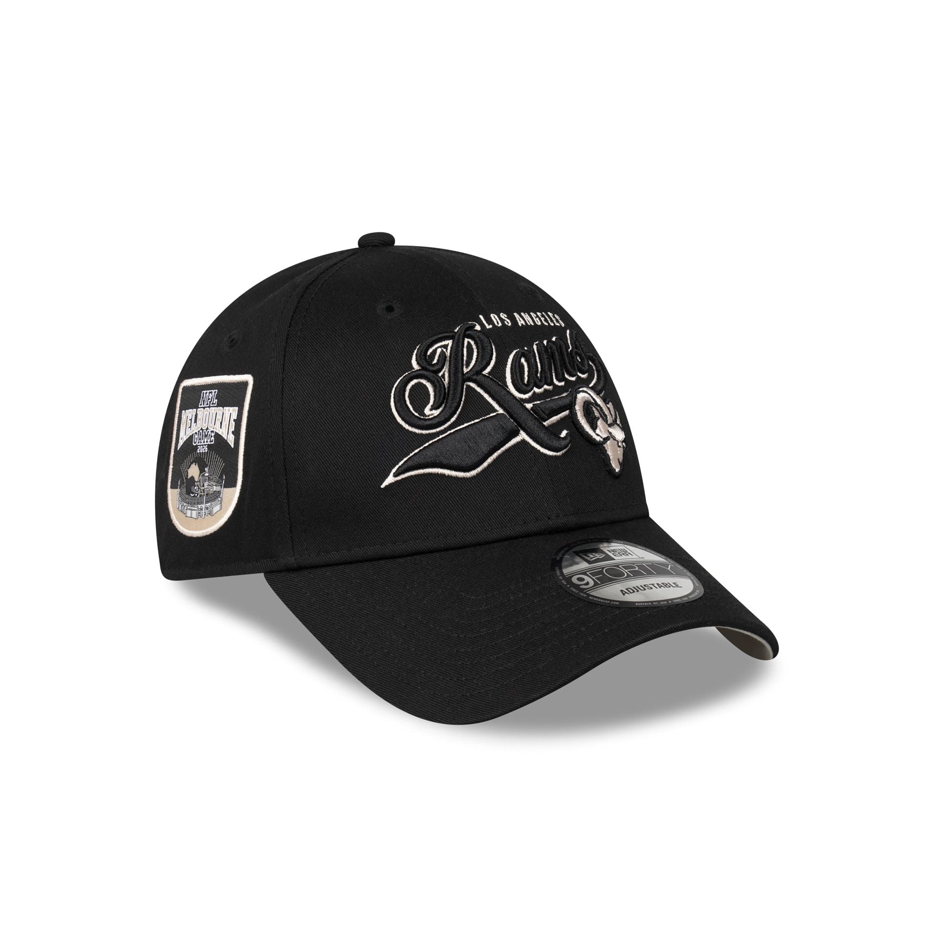 Los Angeles Rams 2026 Melbourne Game 9FORTY Snapback Hat