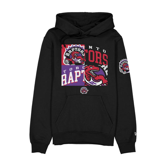 Toronto Raptors Hardwood Classics 2000s Multi Logos Hoodie - New Era Cap