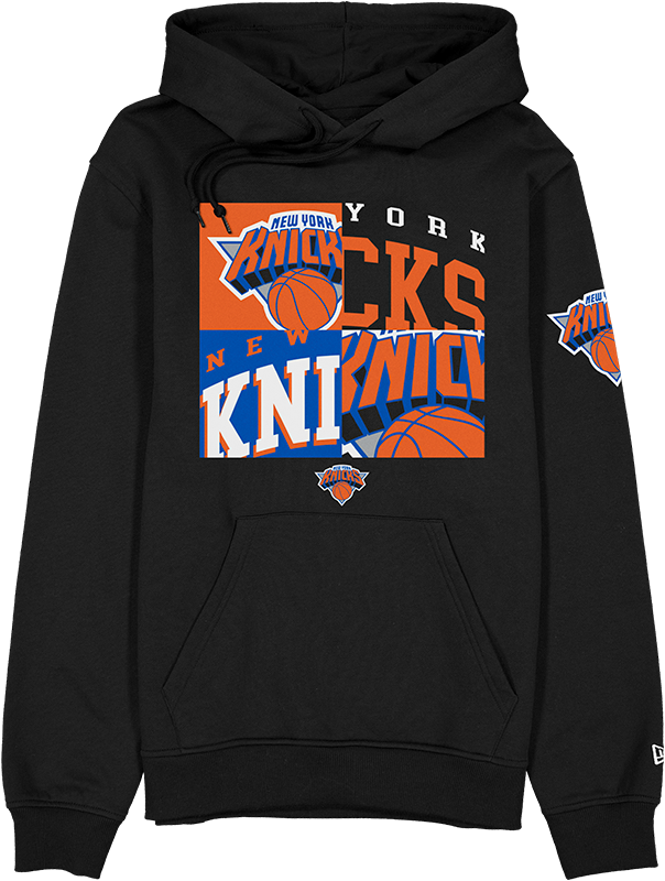 New York Knicks Hardwood Classics 2000s Multi Logos Hoodie