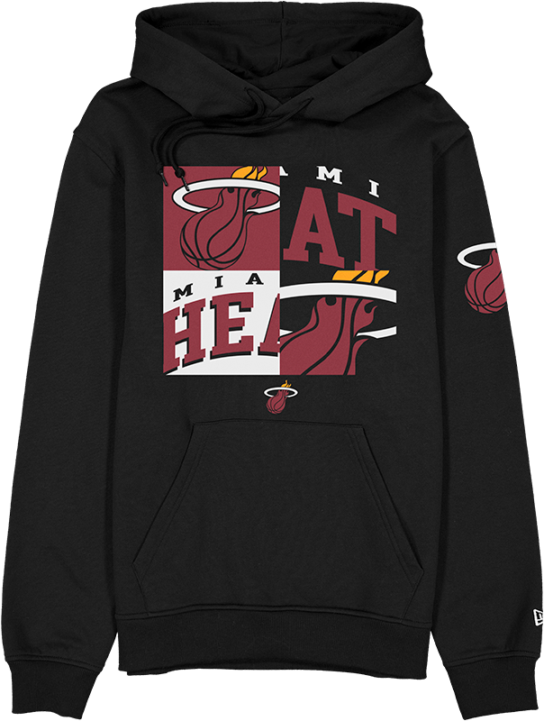 Miami Heat Hardwood Classics 2000s Multi Logos Hoodie
