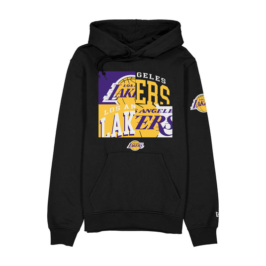 Los Angeles Lakers Hardwood Classics 2000s Multi Logos Hoodie - New Era Cap