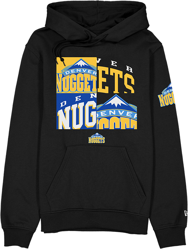 Denver Nuggets Hardwood Classics 2000s Multi Logos Hoodie