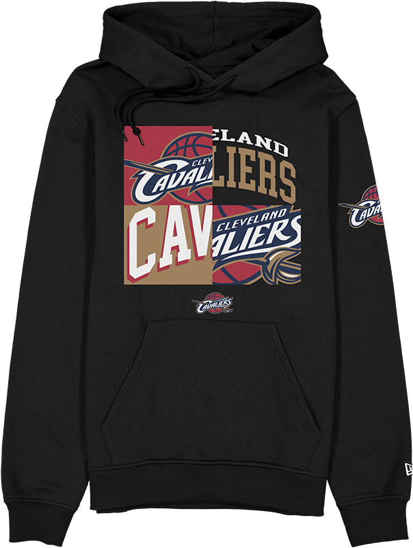Cleveland Cavaliers Hardwood Classics 2000s Multi Logos Hoodie