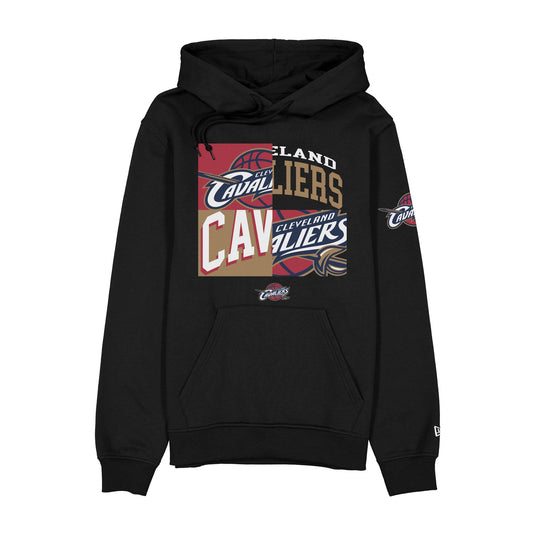 Cleveland Cavaliers Hardwood Classics 2000s Multi Logos Hoodie - New Era Cap