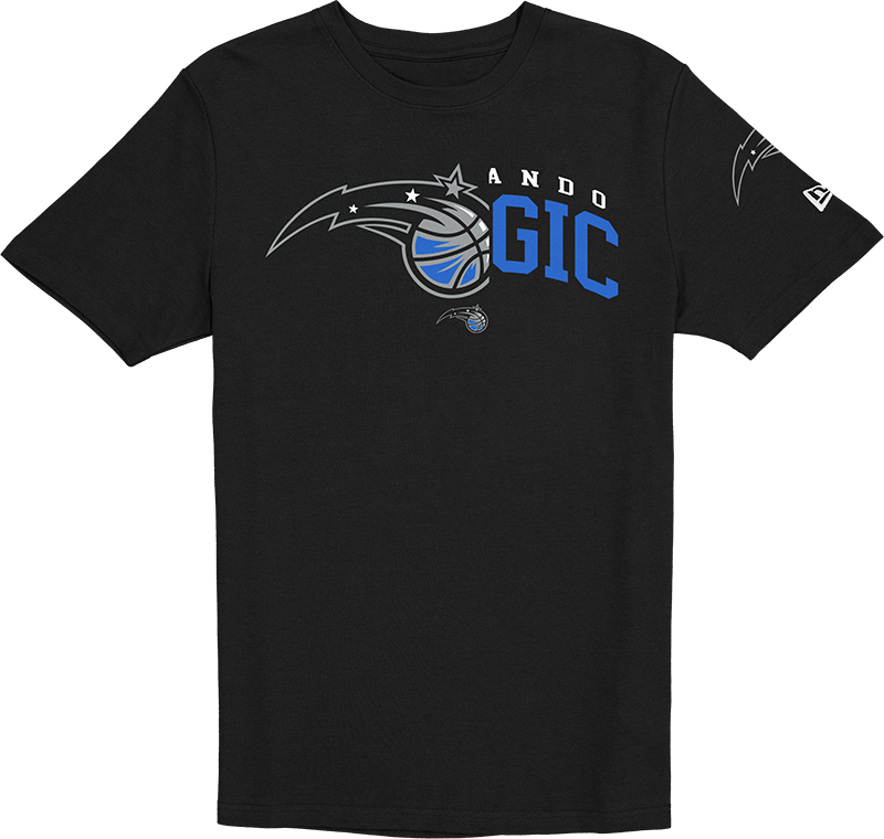 Orlando Magic Hardwood Classics 2000s Multi Logos T-Shirt