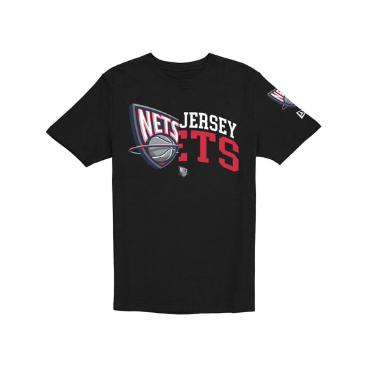 New Jersey Nets Hardwood Classics 2000s Multi Logos T-Shirt - New Era Cap