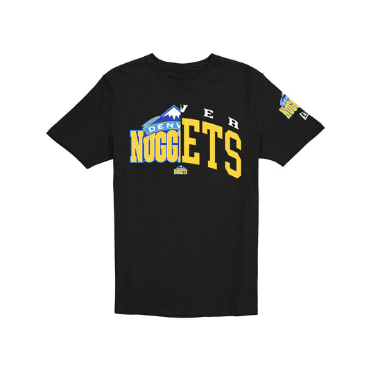 Denver Nuggets Hardwood Classics 2000s Multi Logos T-Shirt - New Era Cap