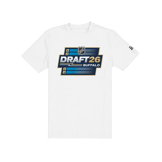NHL 2026 Draft White T-Shirt - New Era Cap