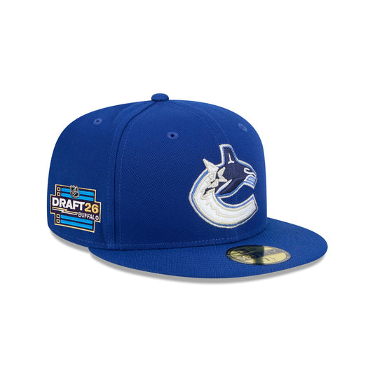 Vancouver Canucks 2026 Draft 59FIFTY Fitted Hat - New Era Cap
