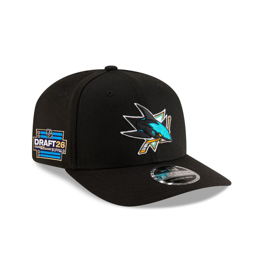 San Jose Sharks 2026 Draft 9SEVENTY Stretch-Snap Hat - New Era Cap