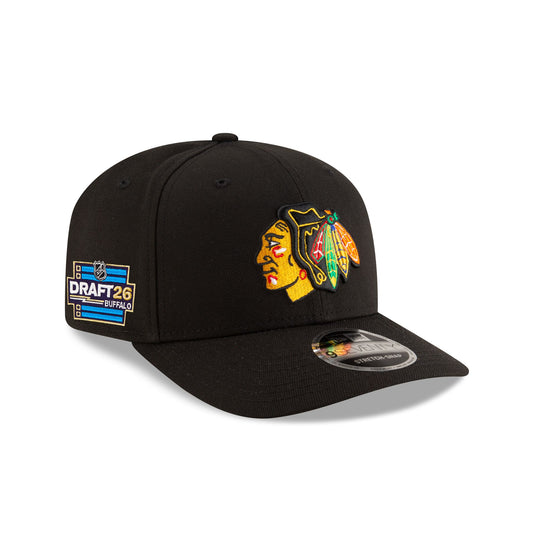 Chicago Blackhawks 2026 Draft 9SEVENTY Stretch-Snap Hat - New Era Cap