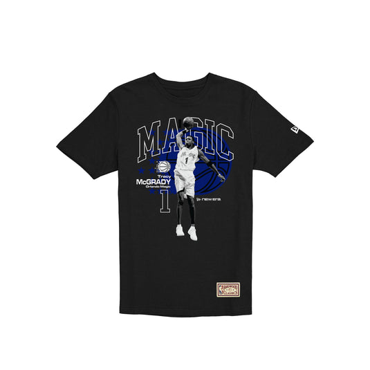 Orlando Magic Hardwood Classics Tracy McGrady Black T-Shirt