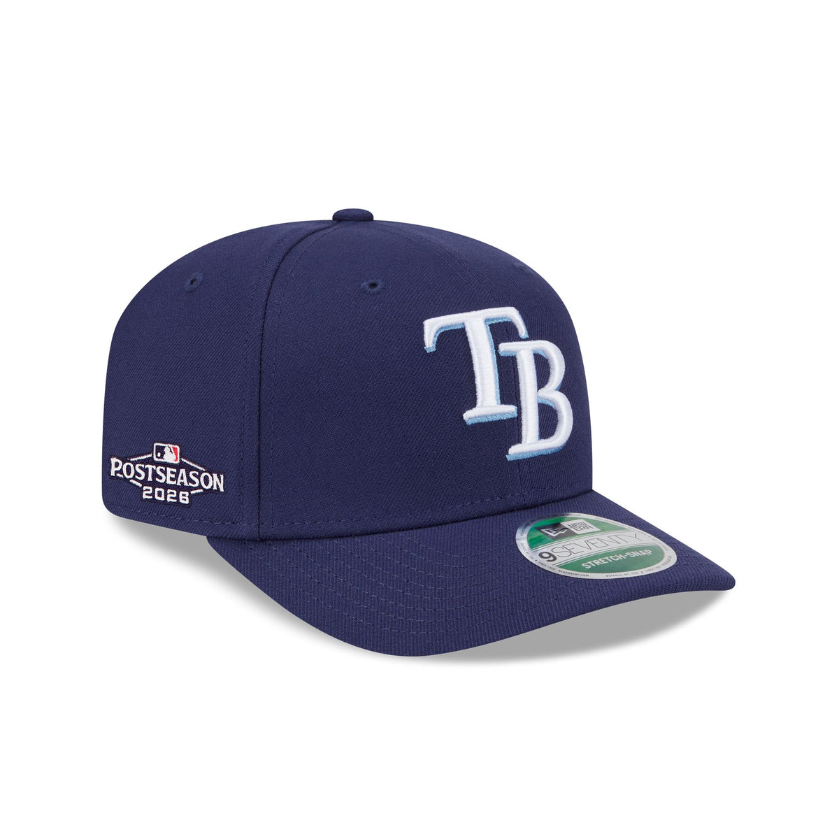 Tampa Bay Rays 2026 Postseason Side Patch 9SEVENTY Stretch-Snap Hat