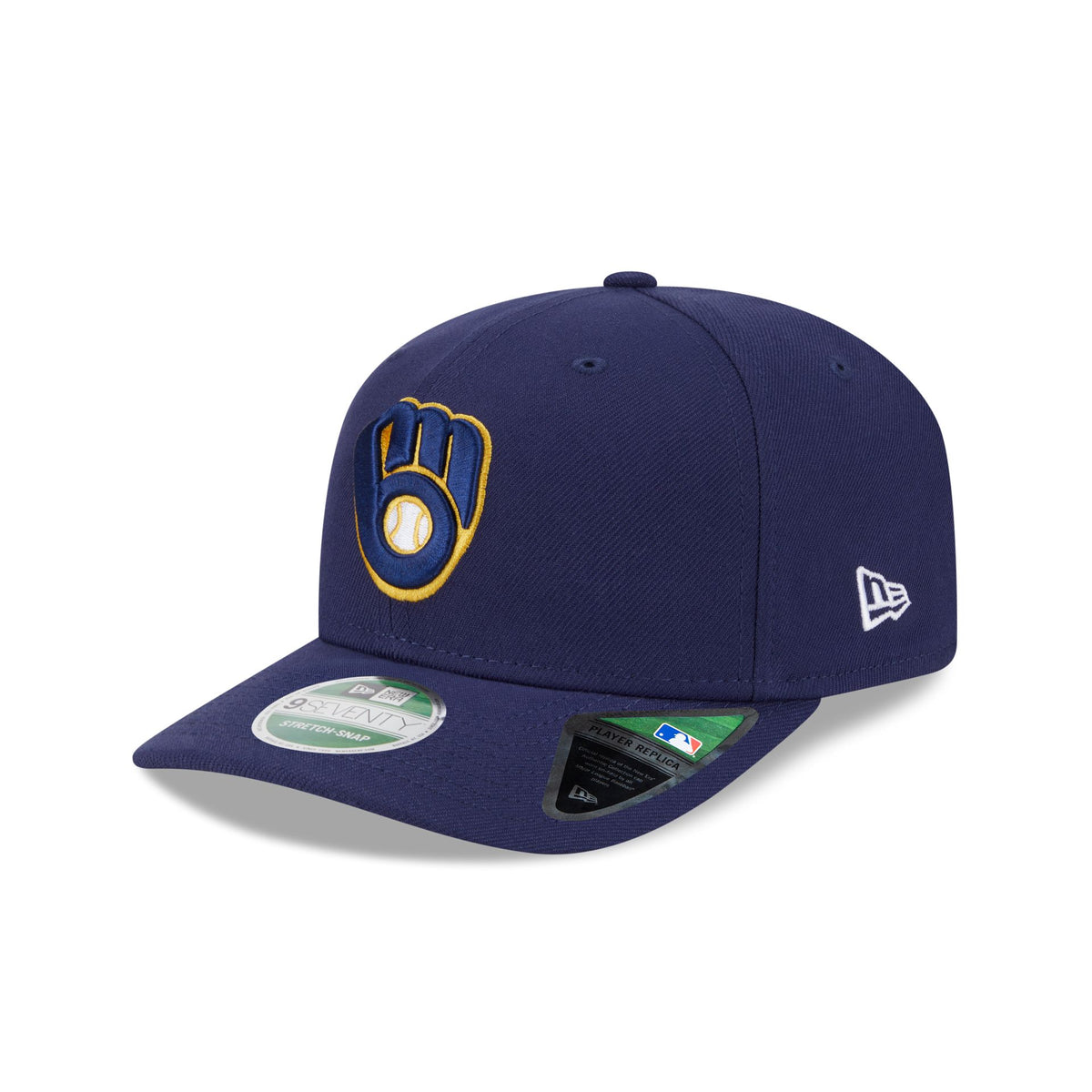 Milwaukee Brewers 2026 Postseason Side Patch 9SEVENTY Stretch-Snap Hat