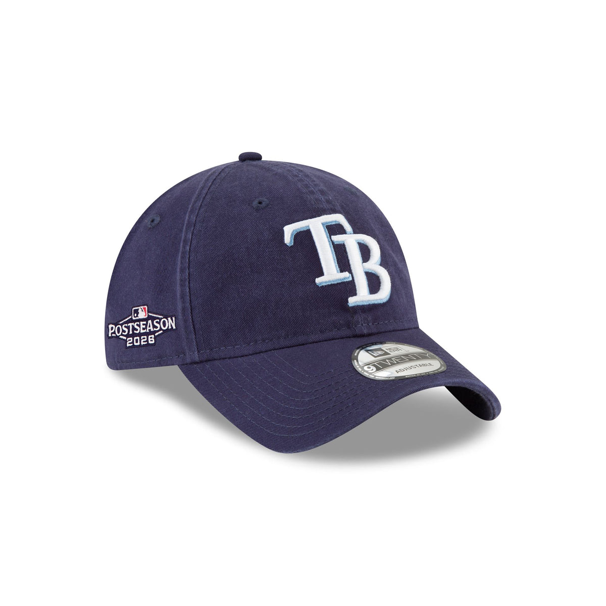 Tampa Bay Rays 2026 Postseason Side Patch 9TWENTY Adjustable Hat
