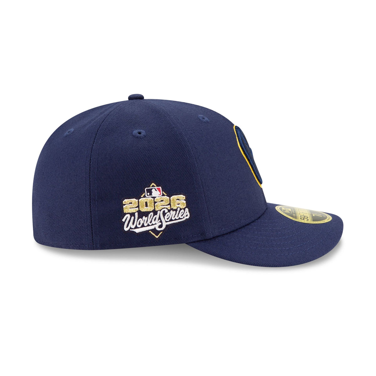 Milwaukee Brewers 2026 World Series Side Patch Low Profile 59FIFTY Fitted Hat