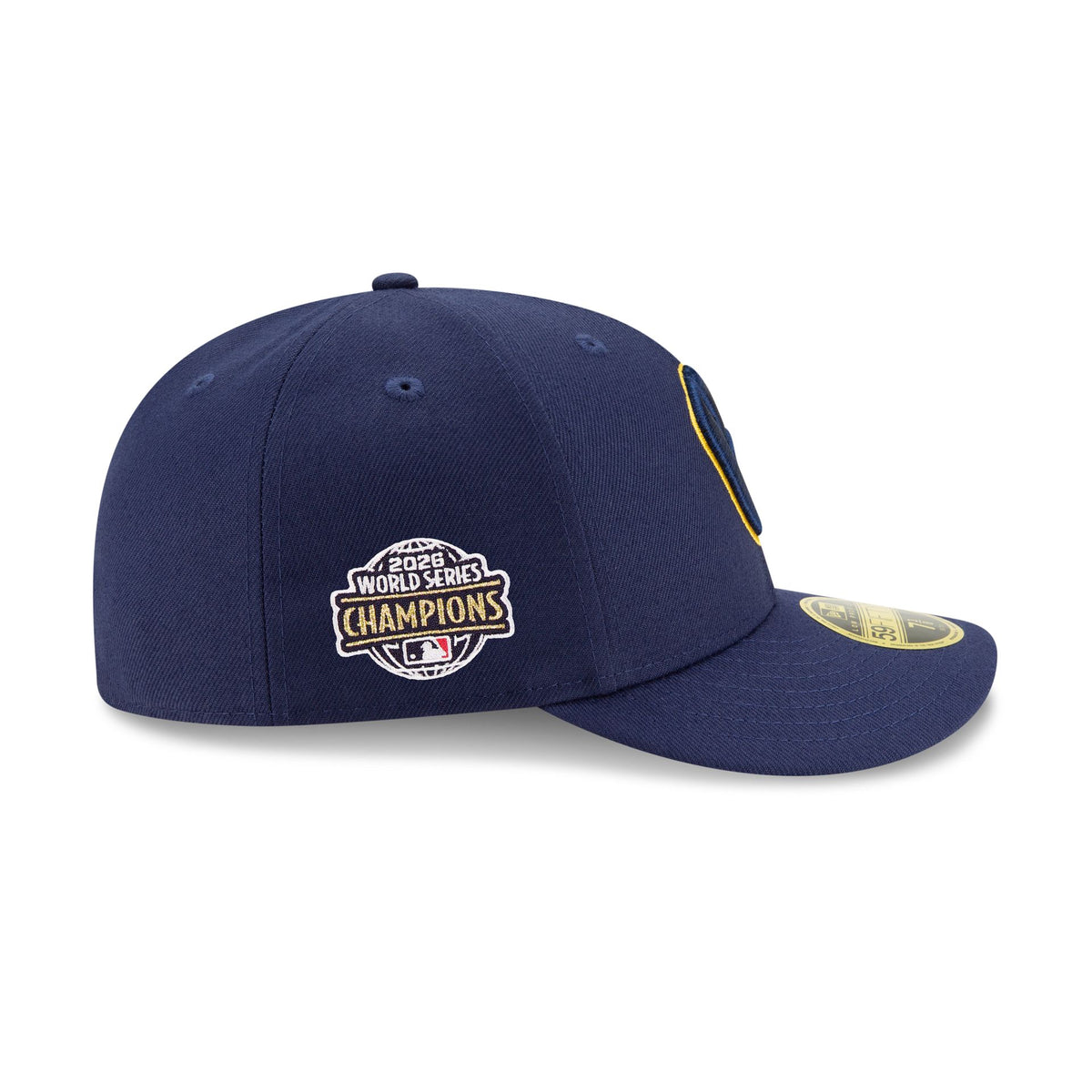 Milwaukee Brewers 2026 World Series Champions Sidepatch Low Profile 59FIFTY Fitted Hat