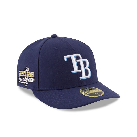 Tampa Bay Rays 2026 World Series Side Patch Low Profile 59FIFTY Fitted Hat