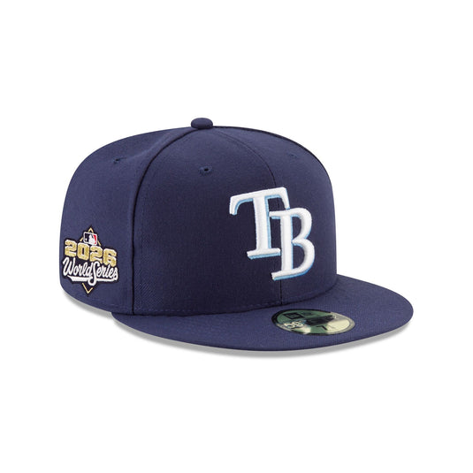 Tampa Bay Rays 2026 World Series Side Patch 59FIFTY Fitted Hat