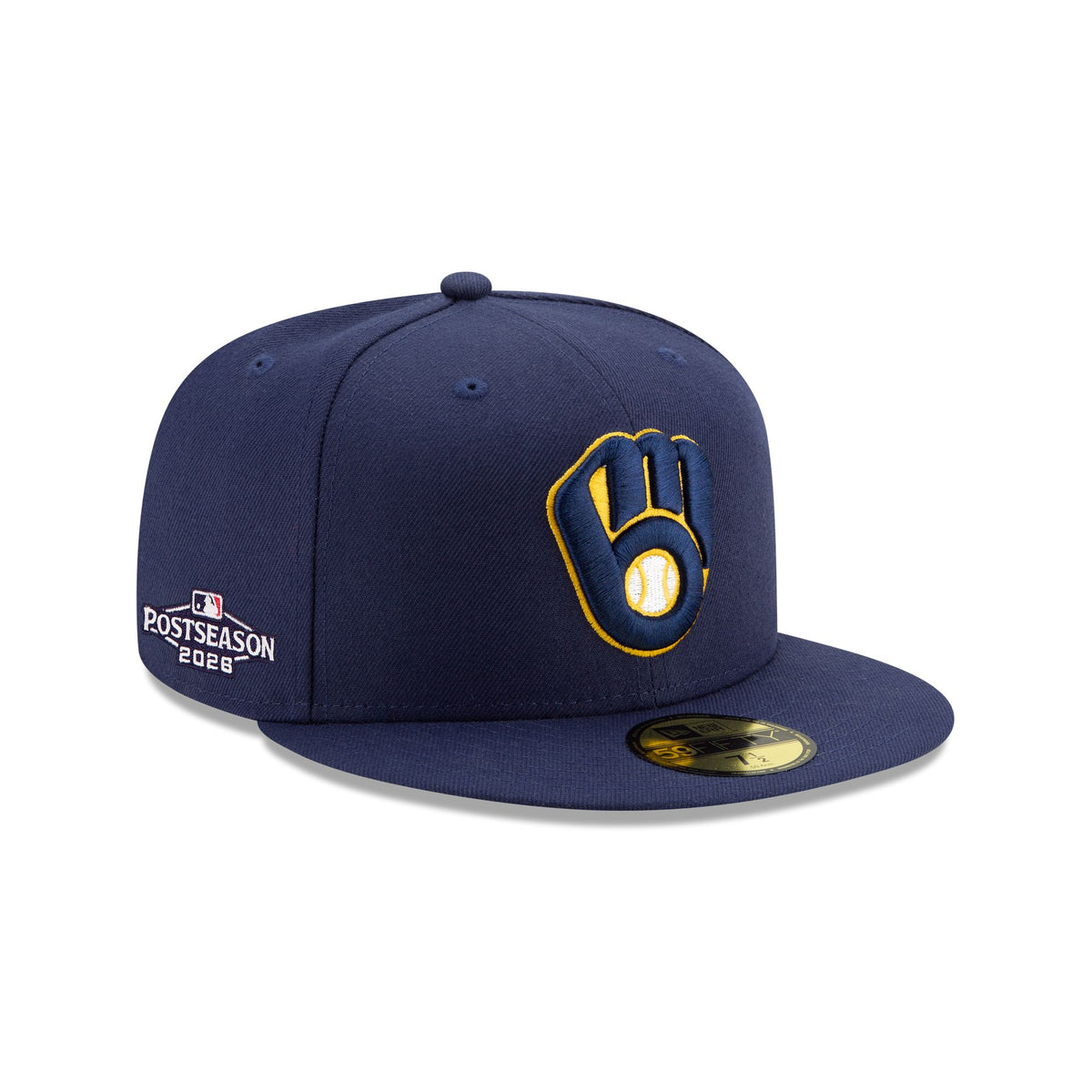 Milwaukee Brewers 2026 Postseason Side Patch 59FIFTY Fitted Hat