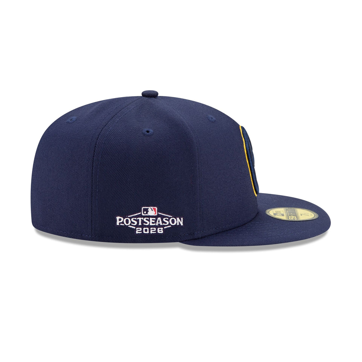 Milwaukee Brewers 2026 Postseason Side Patch 59FIFTY Fitted Hat