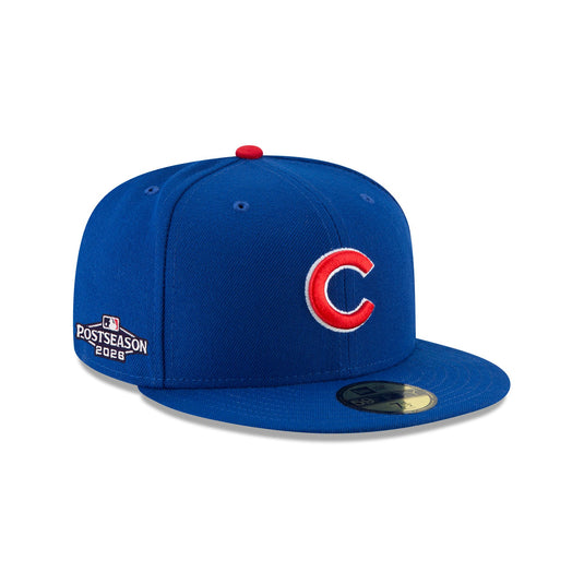 Chicago Cubs 2026 Postseason Side Patch 59FIFTY Fitted Hat