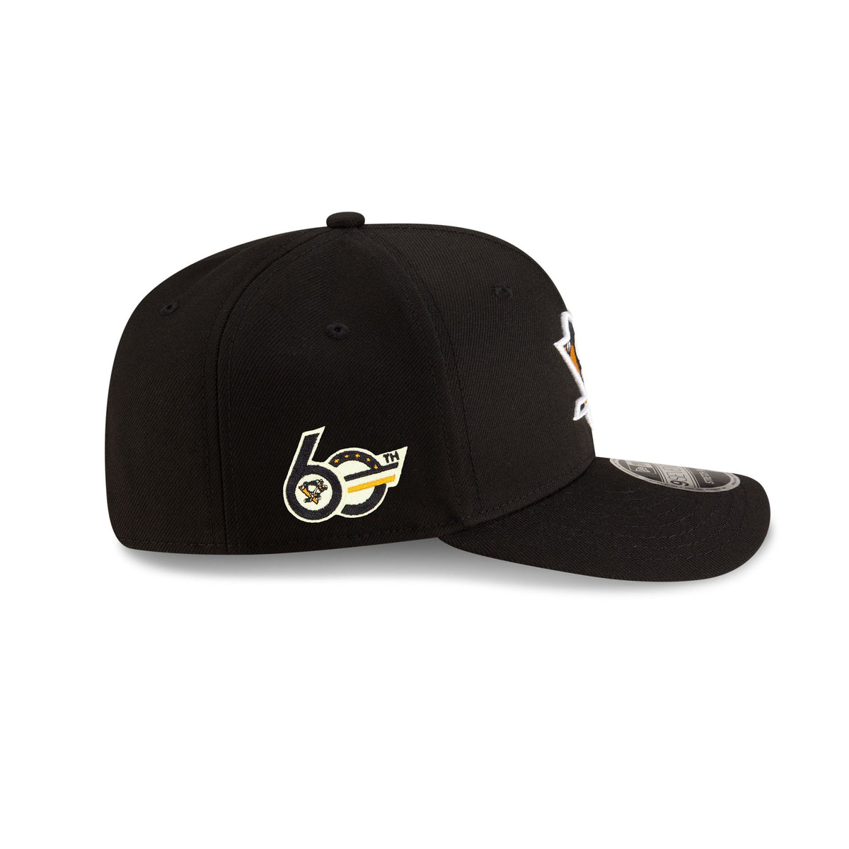 Pittsburgh Penguins 60th Anniversary Sidepatch 9SEVENTY Stretch-Snap Hat