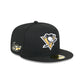 Pittsburgh Penguins 60th Anniversary Sidepatch 59FIFTY Fitted Hat