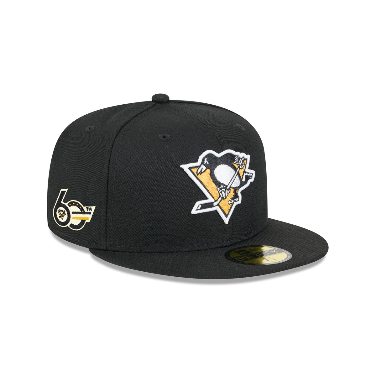 Pittsburgh Penguins 60th Anniversary Sidepatch 59FIFTY Fitted Hat