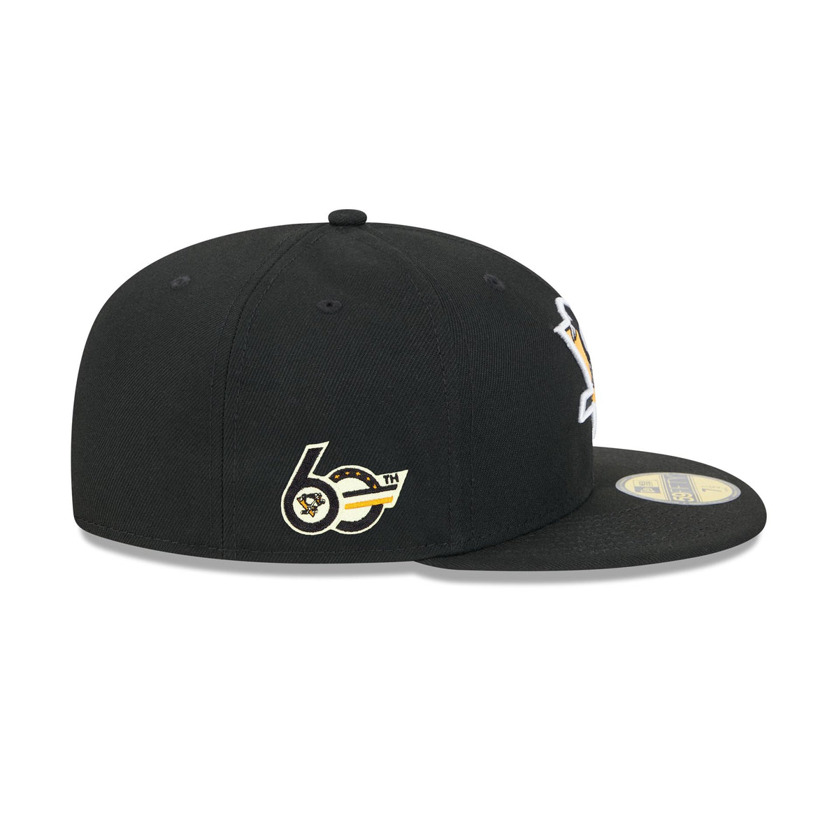 Pittsburgh Penguins 60th Anniversary Sidepatch 59FIFTY Fitted Hat
