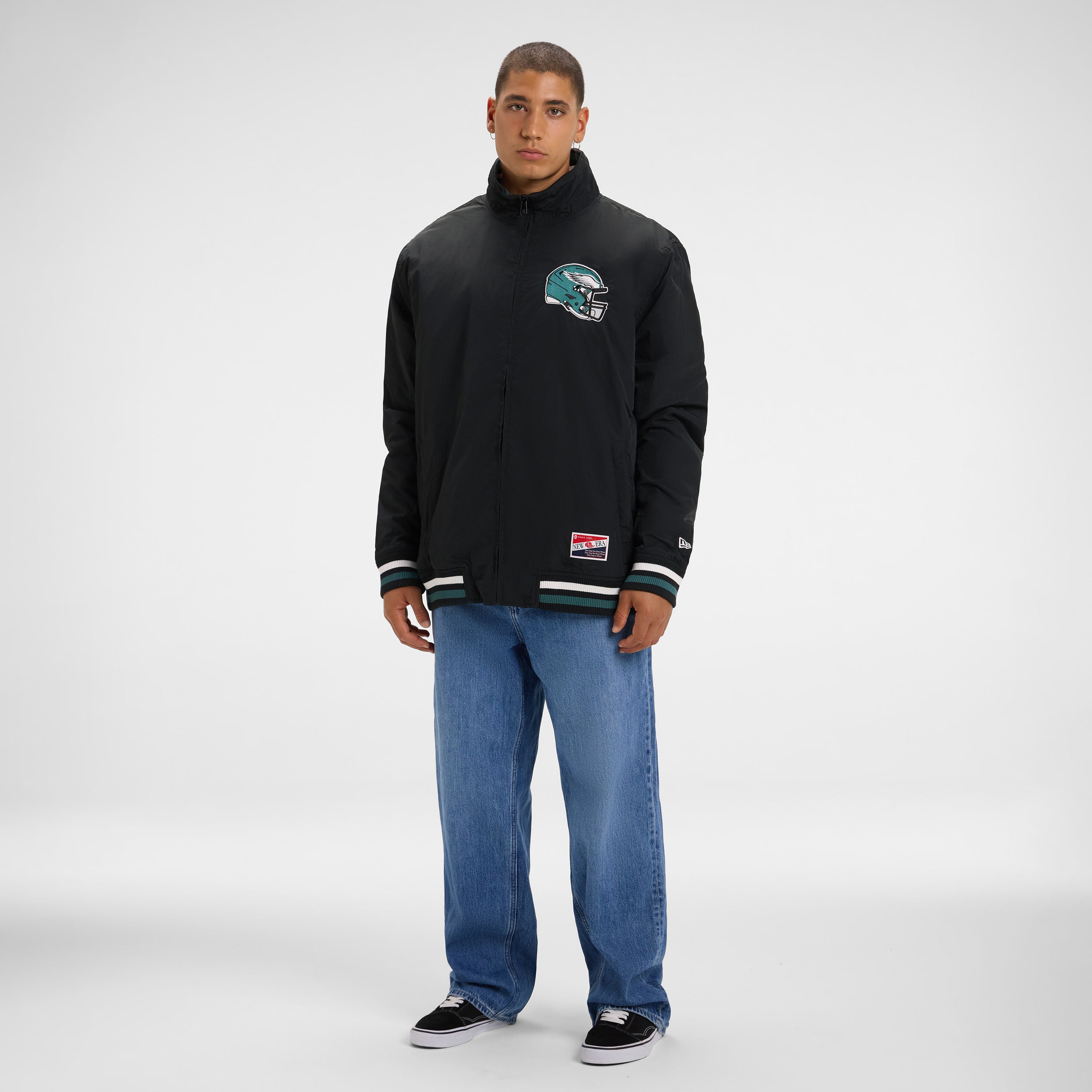 Green Bay Packers Throwback Nylon Jacket – New Era Cap
