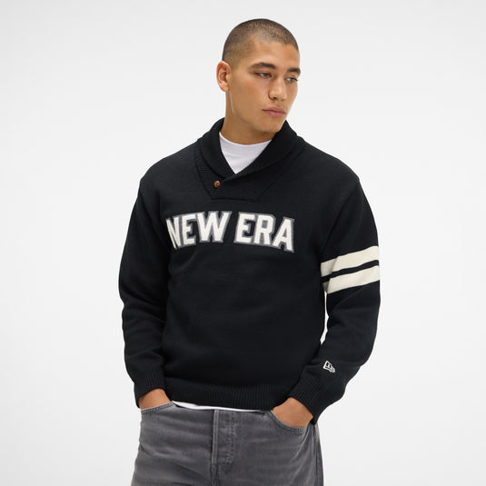New Era Cap Navy Shawl Sweater - New Era Cap