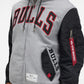 Alpha Industries x Toronto Raptors Gray MA-1 Full Zip Fleece Jacket