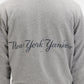 New York Yankees Relaxed Heather Gray Crewneck