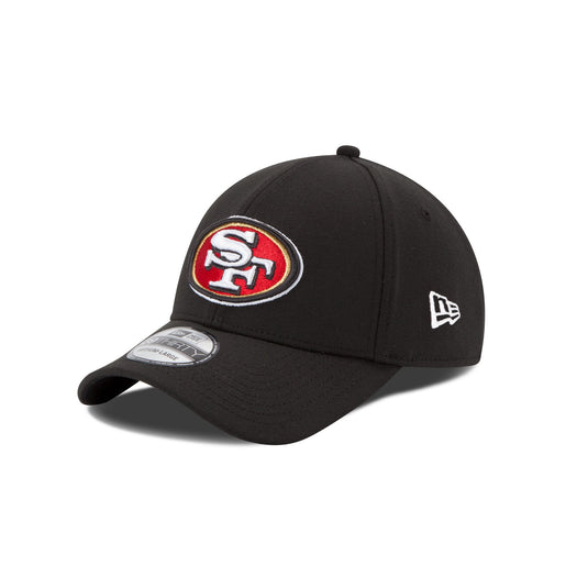 San Francisco 49ers Team Classic Black 39THIRTY Stretch Fit Hat - New Era Cap