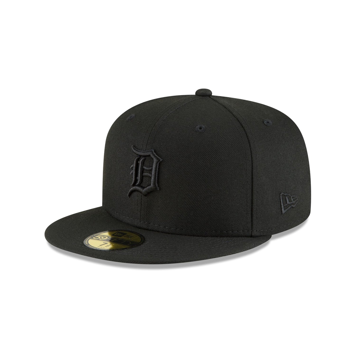 Detroit Tigers Basic Black on Black 59FIFTY Fitted Hat